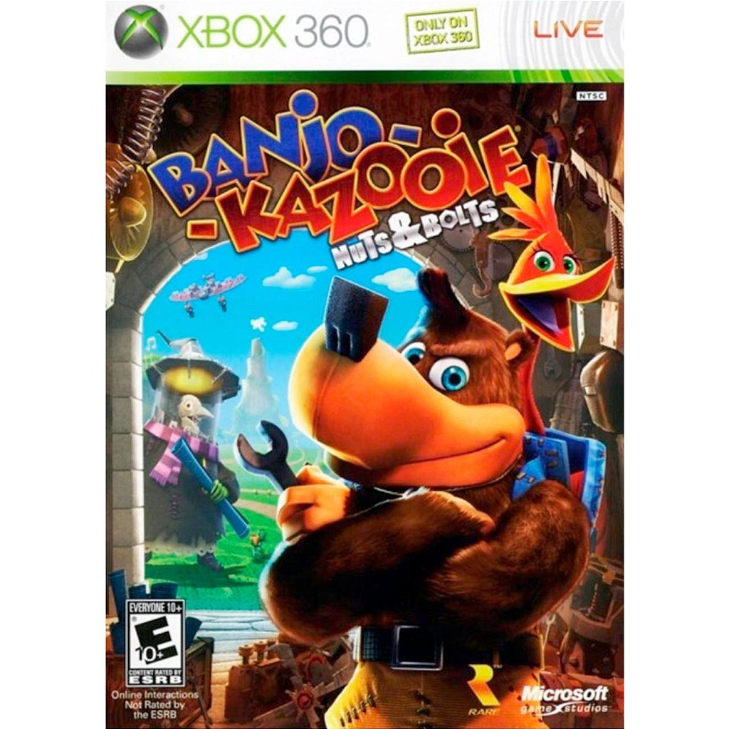 Banjo-Kazooie Nuts e Bolts [REPRO-PACTH] - Xbox 360 - Sebo dos Games - 10  anos!