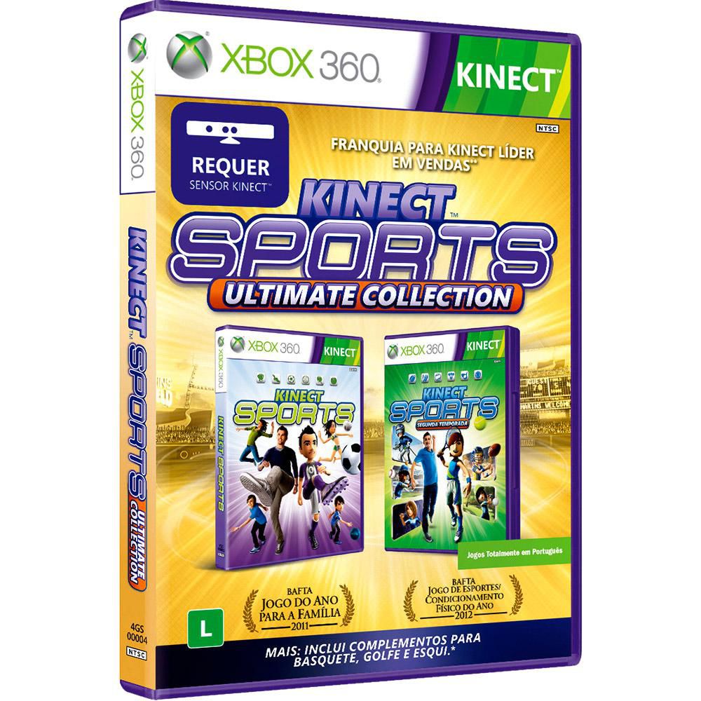 Jogo Kinect Sports Ultimate Collection Original - Xbox 360 - Sebo dos Games  - 10 anos!