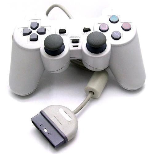 Controle Playstation 1 Branco Original - Escorrega o Preço