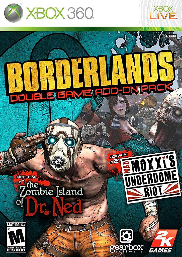 Kit 2 Jogos Kane e Lynch 2 + Borderlands 2 Xbox 360 Mídia Digital Original  – Alabam