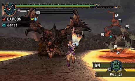 Gameteczone Usado Jogo PSP Monster Hunter Freedom Unite - Capcom