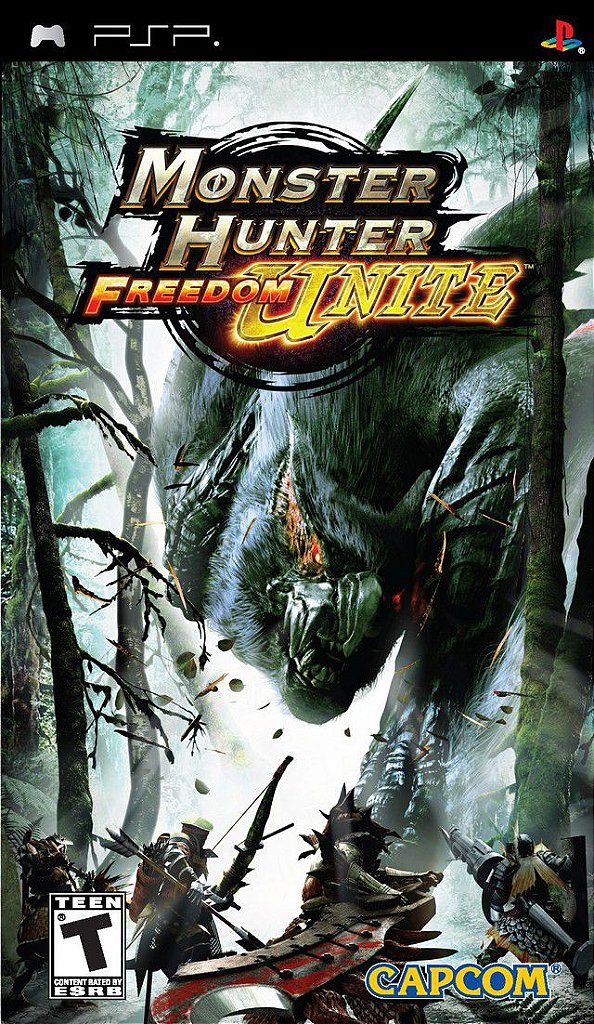 Gameteczone Usado Jogo PSP Monster Hunter Freedom Unite - Capcom