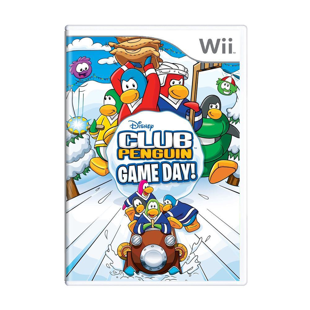 Gameteczone Jogo Nintendo Wii Club Penguin Game Day! - Disney São Paulo SP  - Gameteczone a melhor loja de Games e Assistência Técnica do Brasil em SP