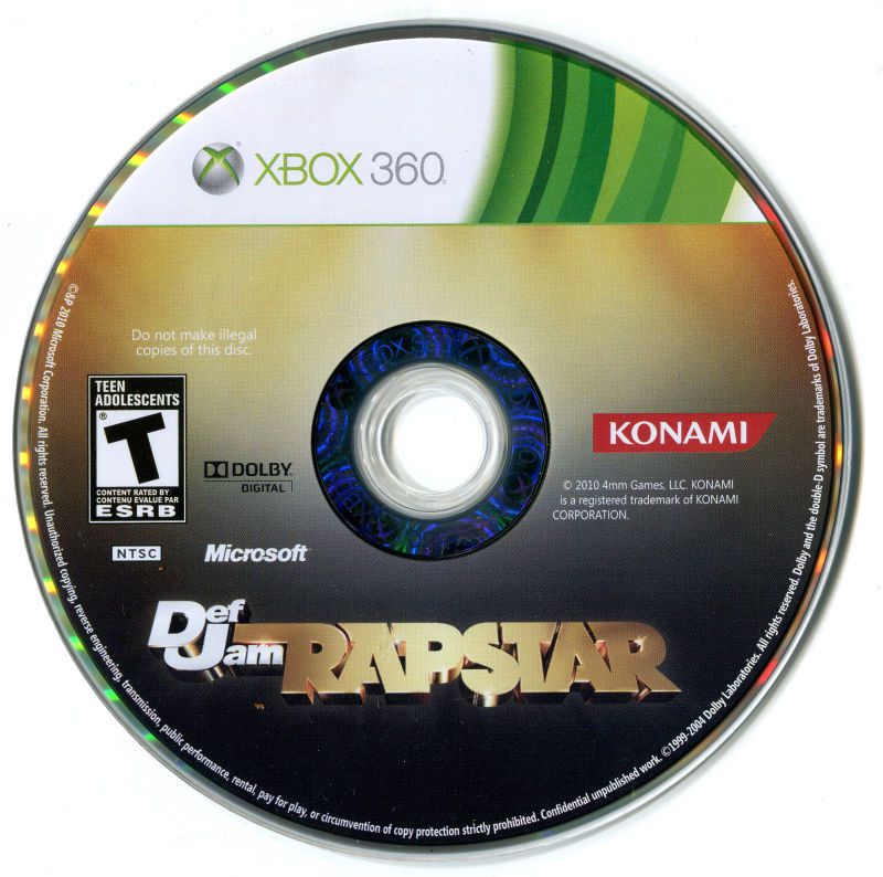 XBOX 360 DEF JAM RAPSTAR - Video Games