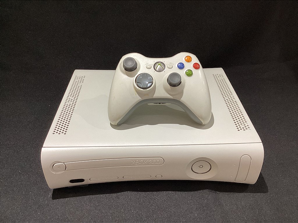 Console Xbox 360 Fat Branco 60Gb Desbloqueio RGH c/ Controle - Microsoft -  Gameteczone a melhor loja de Games e Assistência Técnica do Brasil em SP