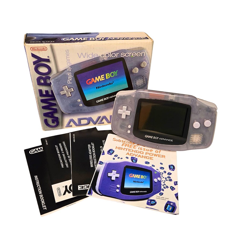 Console Game Boy Advance 32 bit - Glacier | Na Caixa - Nintendo