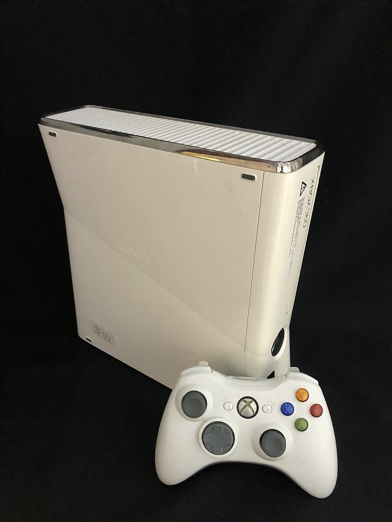 Console Xbox 360 Fat Branco 60Gb Desbloqueio RGH c/ Controle