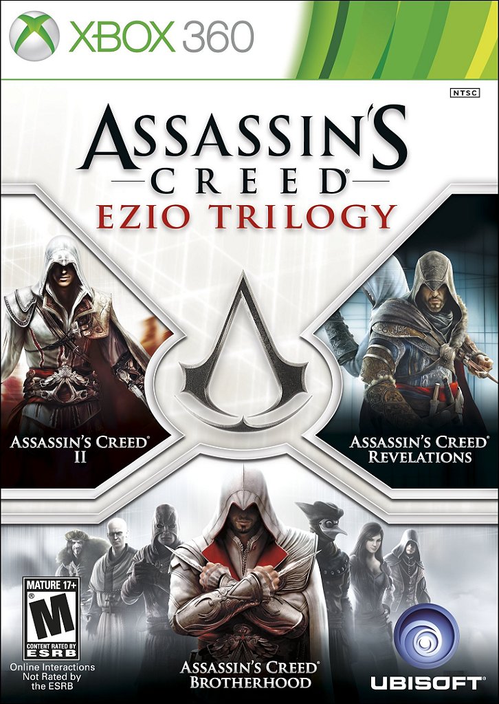 Assassins Creed Trilogia 3 Jogos, Jogo de Videogame Xbox 360 Usado  80602227