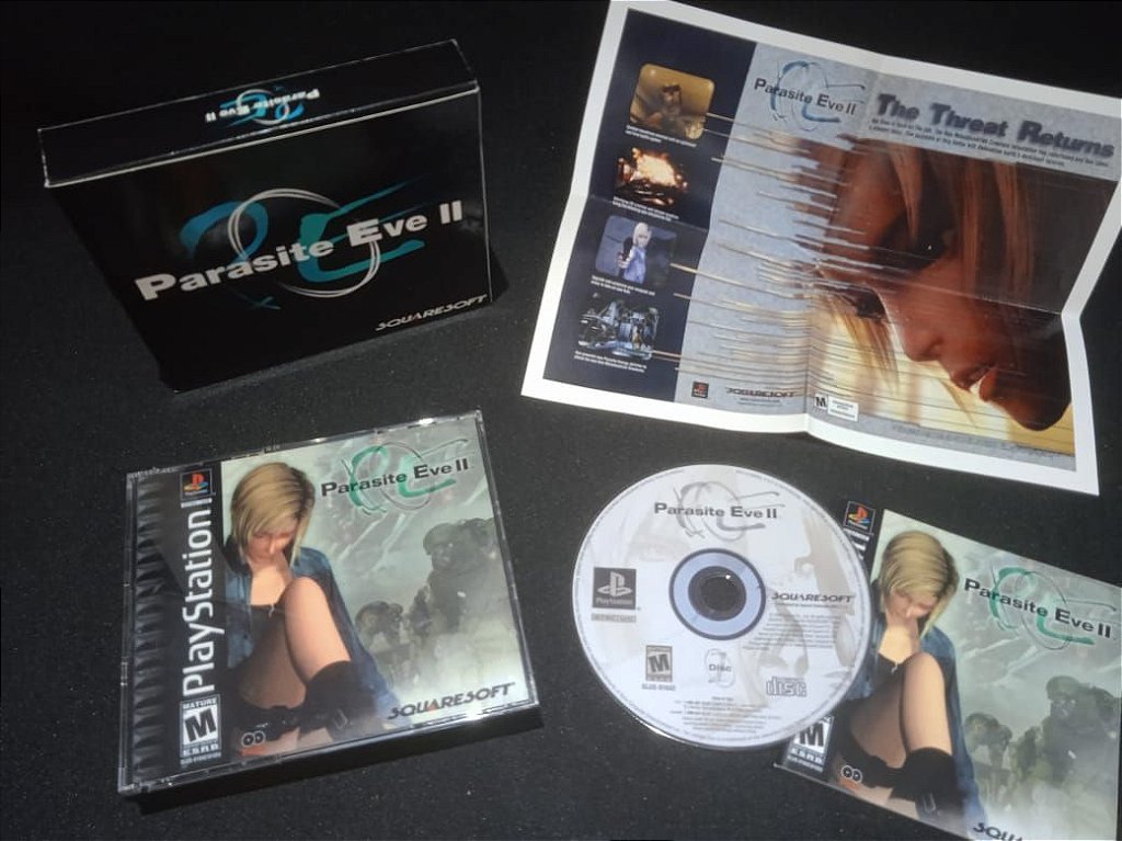 Jogo PS1 Parasite Eve 2 Versão Repro - SquareSoft - Gameteczone a melhor  loja de Games e Assistência Técnica do Brasil em SP