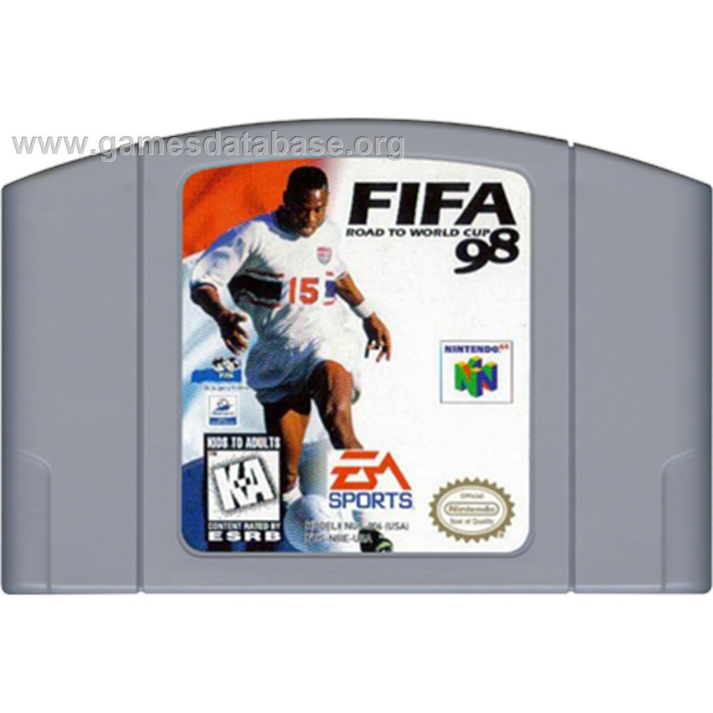 Jogo FIFA - Road to World Cup 98 no Jogos 360