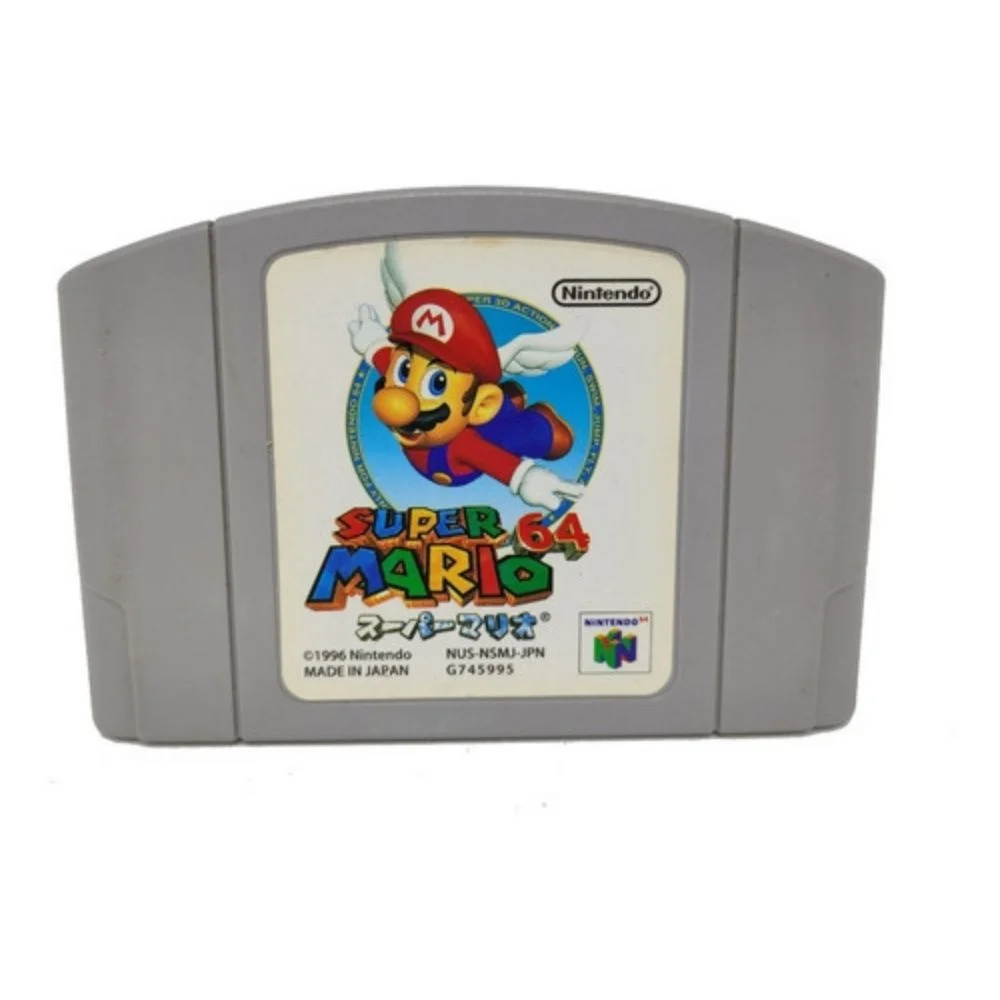 Jogo Super Mario 64 - N64 (Japonês) - MeuGameUsado