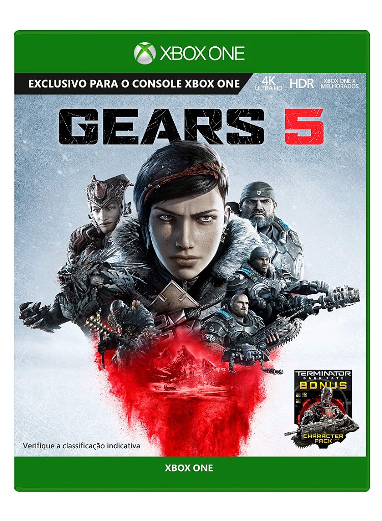 Jogo De Tiro/ação Gears Of War 4 Xbox One - A Melhor Saga