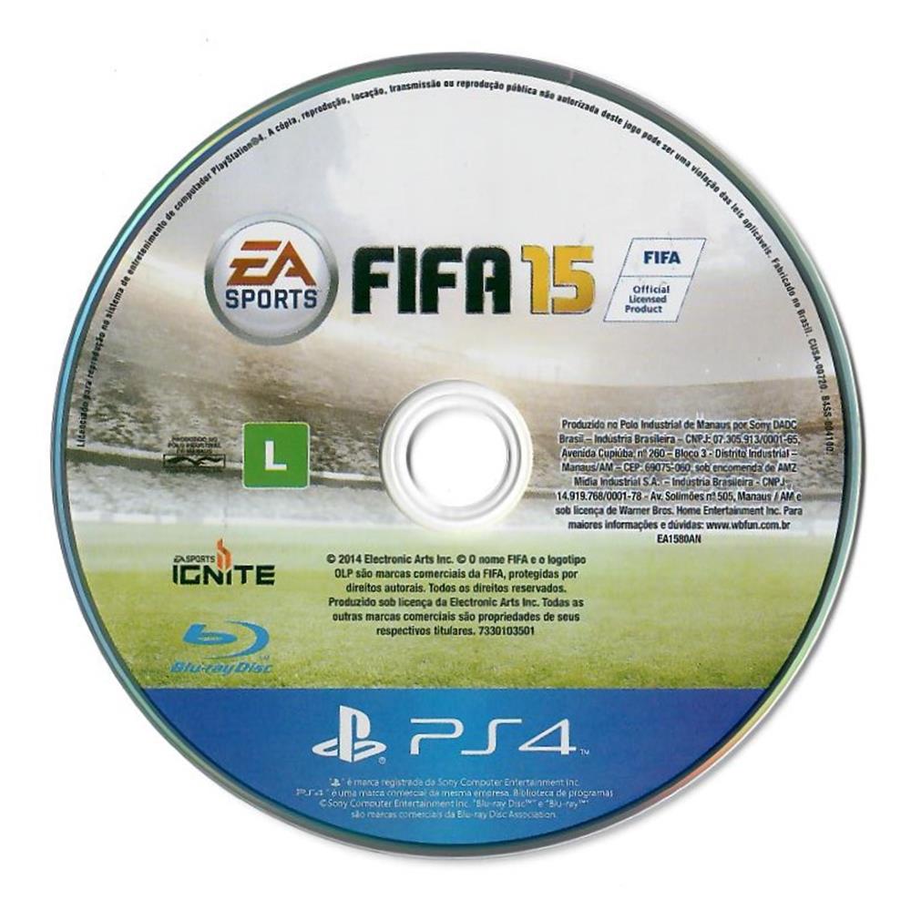 JOGO P/ PS4 FIFA 15