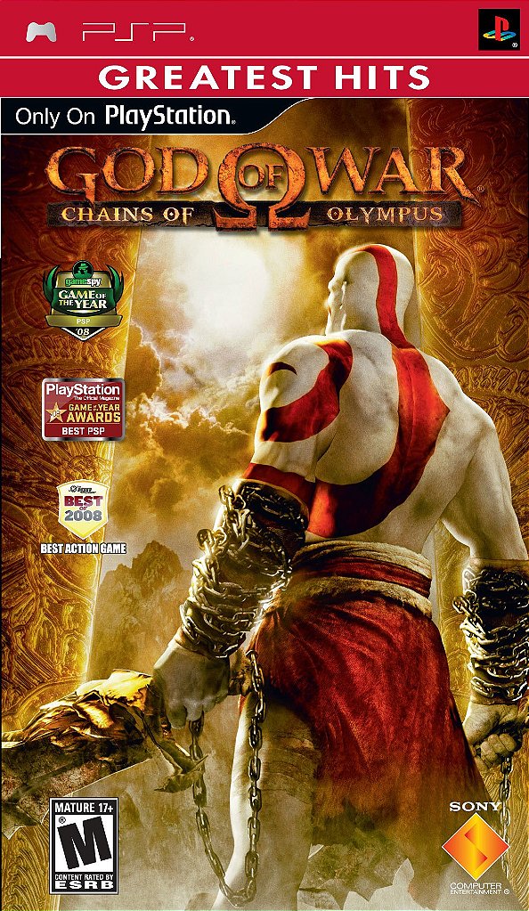 Jogo God of War: Chains Of Olympus - PSP - MeuGameUsado