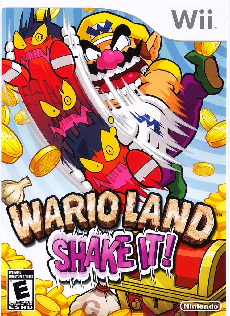 Titulo: Gameteczone Jogo Wii Wario Land: Shake It! - Ni - São