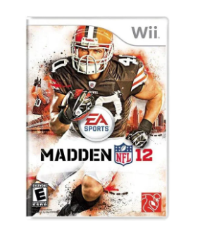 MADDEN NFL 1２　USA版 Jogo Nintendo Wii Madden NFL 12 - EA Sports - Gameteczone a melhor