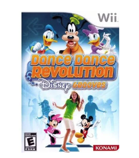 Jogo Nintendo Wii Dance Dance Revolution Disney Grooves Konami