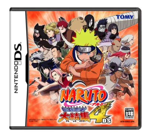 Jogo Nintendo DS Naruto Saikyou Ninja Daikesshuu 4 - Japonês