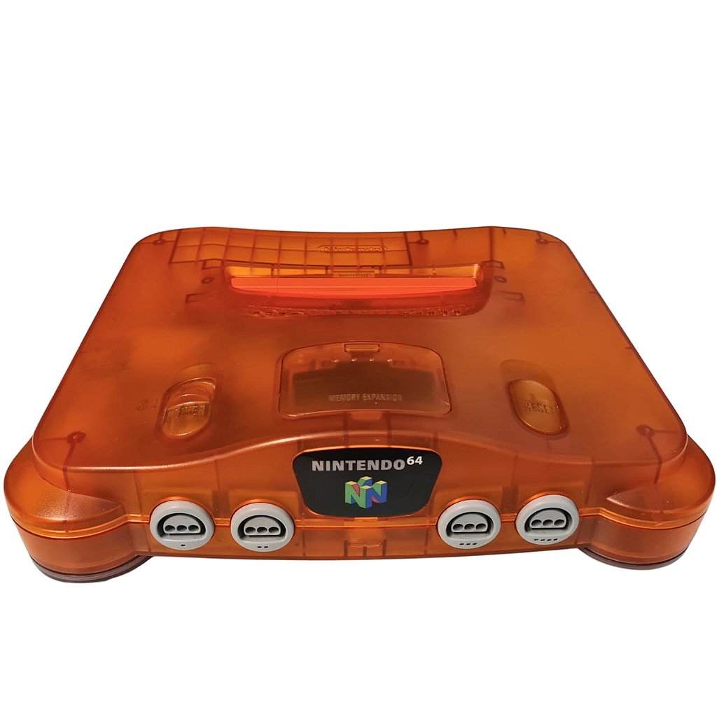 任天堂64 Console Nintendo 64 Tangerina - Nintendo - Gameteczone a melhor