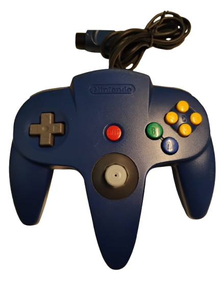 Controle Nintendo 64 Azul C/ Analogico Gamecube - Nintendo