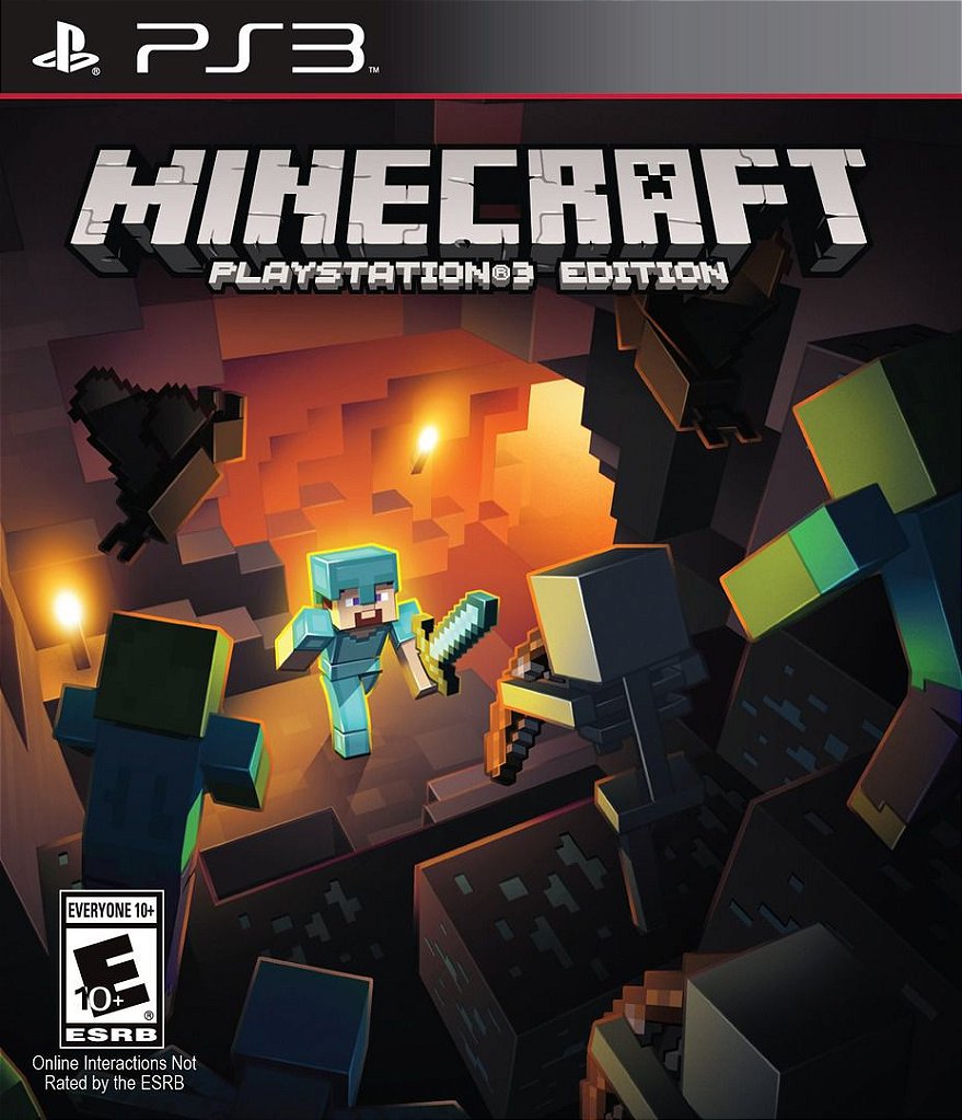 Jogo PS3 Minecraft - Mojang - Gameteczone a melhor loja de Games e