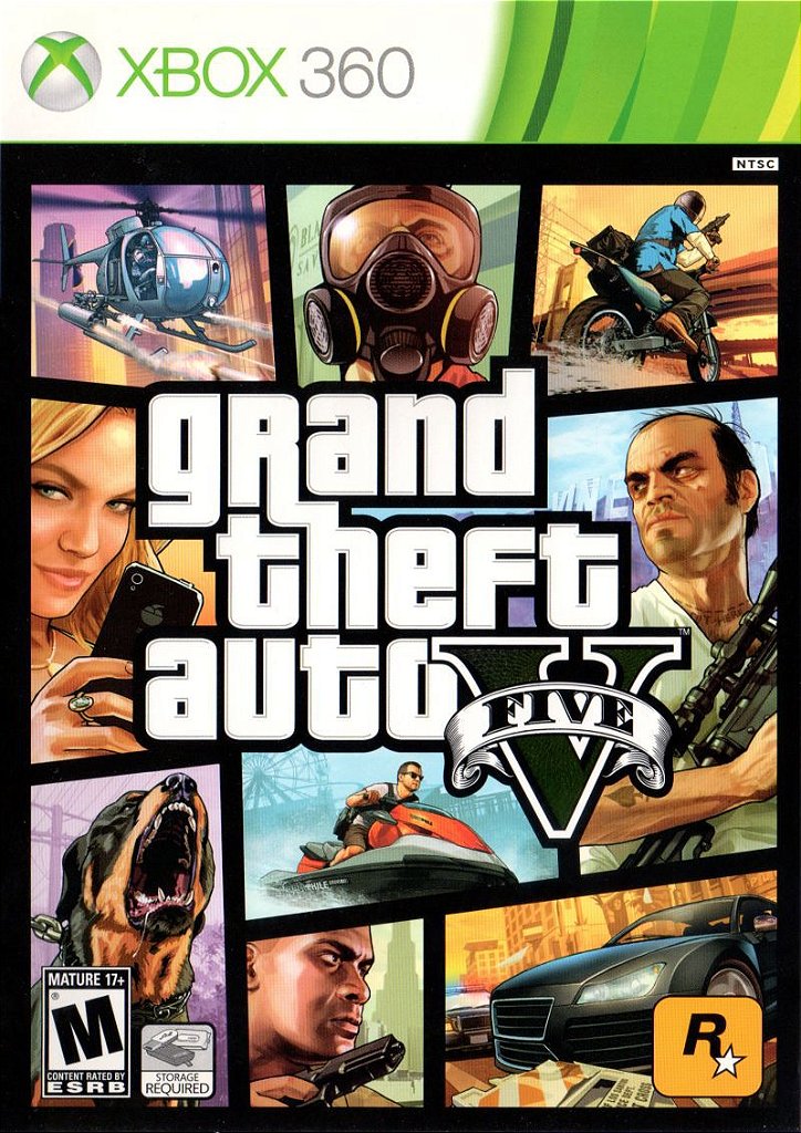 Gameteczone Usado Jogo Xbox 360 Grand Theft Auto V GTA 5