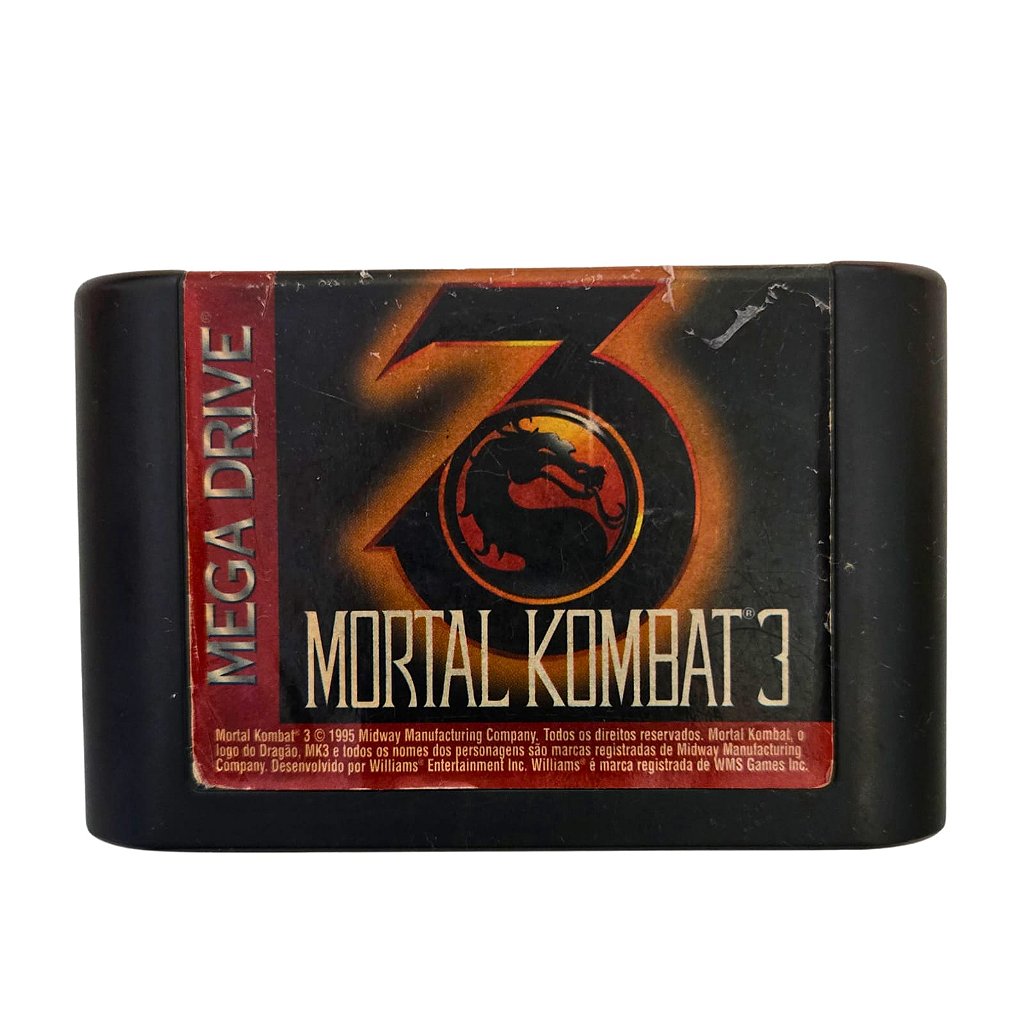 Gameteczone Jogo Mega Drive Mortal Kombat 3 - Sega São Paulo SP