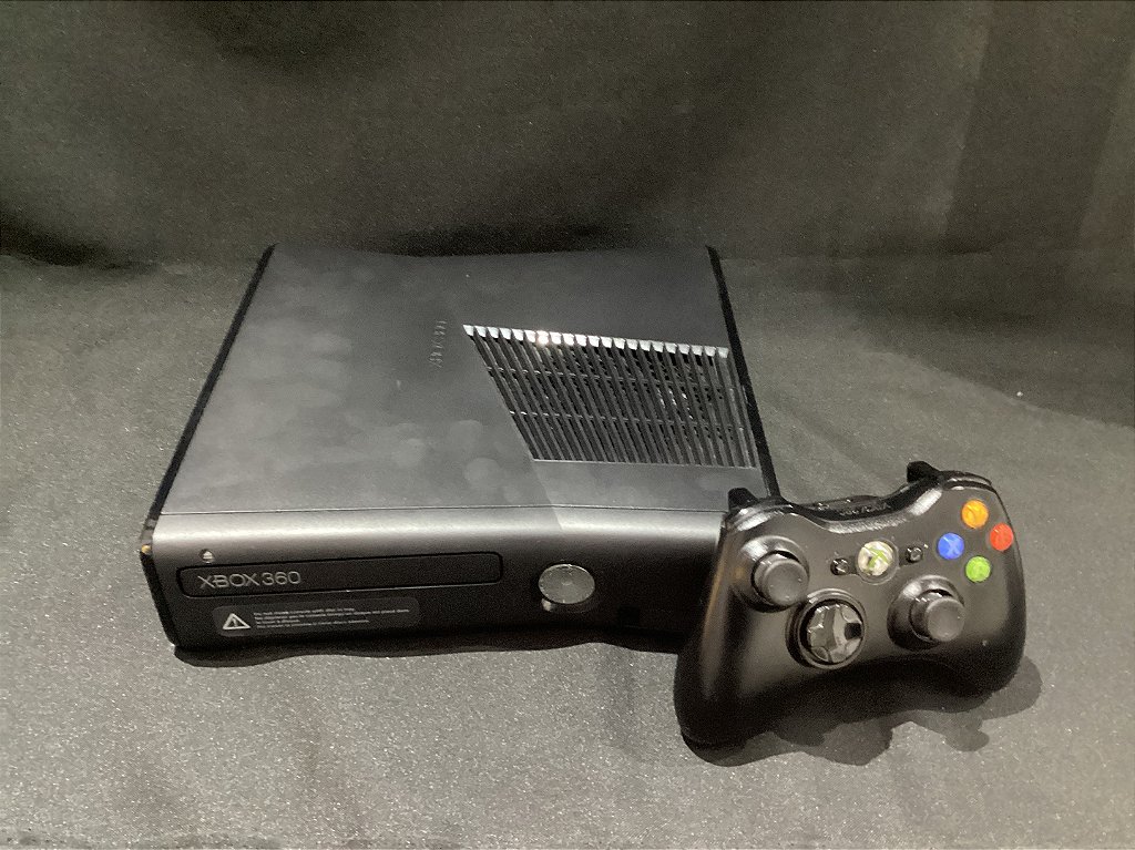Console Xbox 360 Slim 4gb + 5 Jogos - Usado