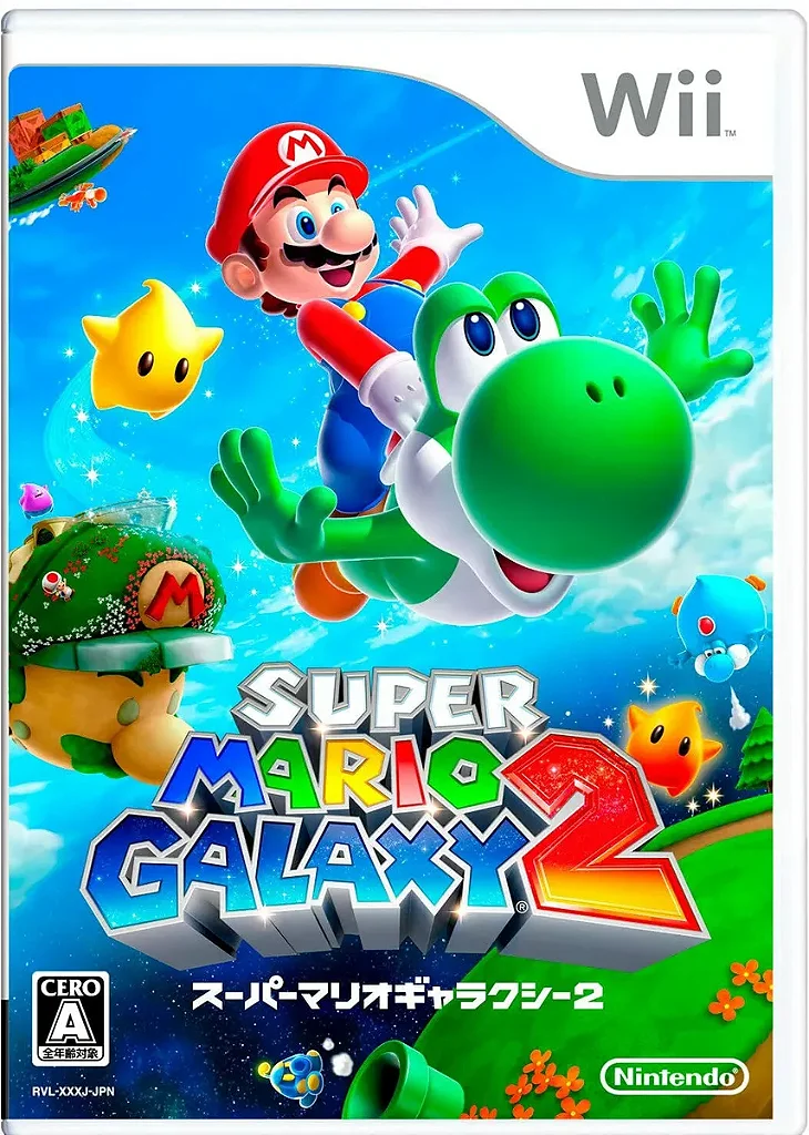 Gameteczone Jogo Nintendo Wii Super Mario Galaxy 2 - Nintendo São