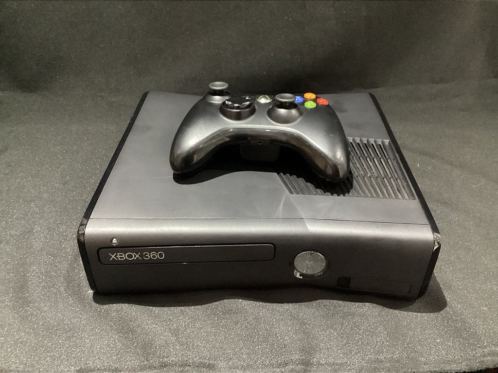 console Xbox 360 super slim original desbloqueado com 8 jogoscompleto Xbox  slim