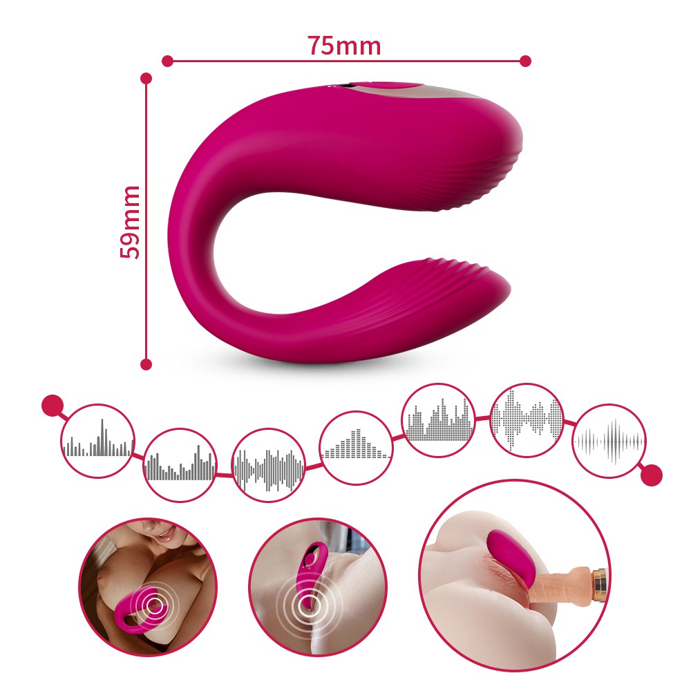 MINI VIBRADOR DE CASAL COM CONTROLE REMOTO - Myntimates - Lingeries,  Pijamas, Biquínis e Sex Shop