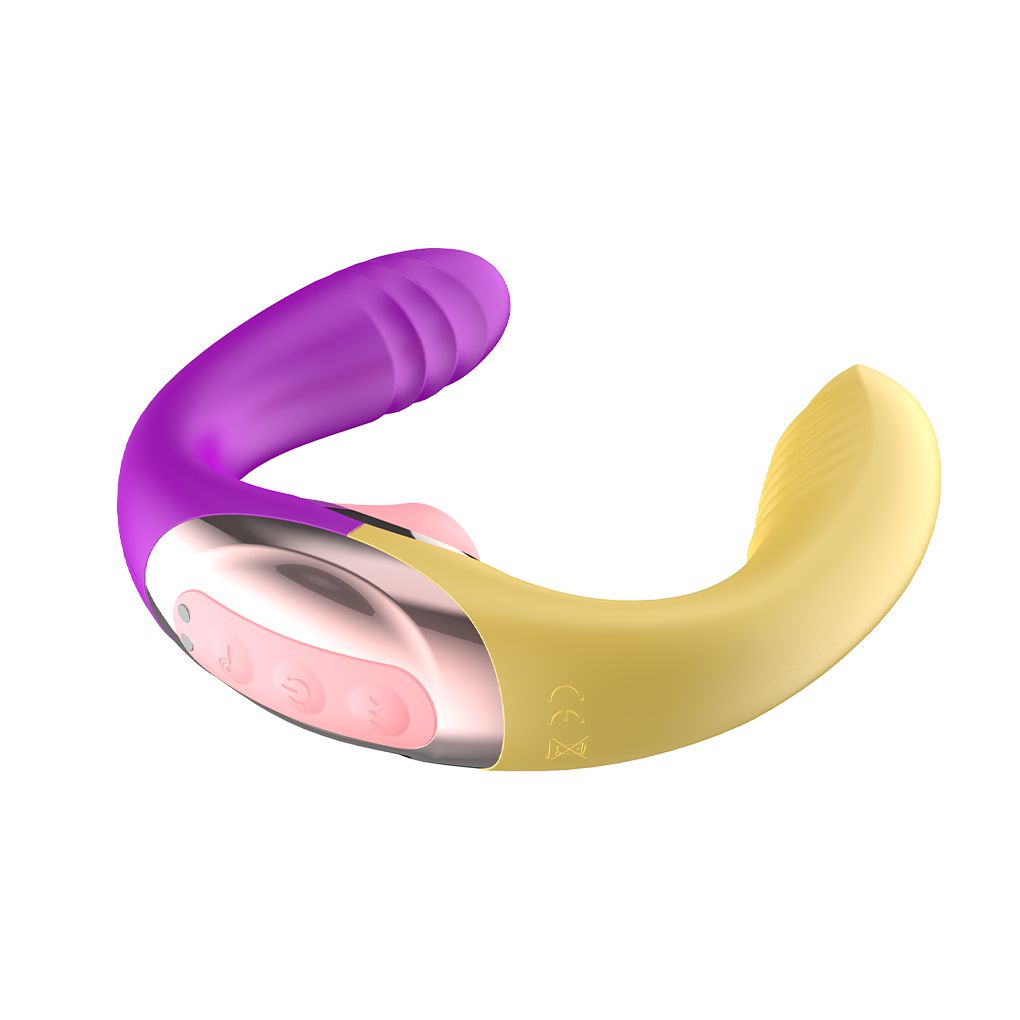 Vibrador Duplo para Lésbicas com Sugador e Movimento de Vem - Myntimates -  Lingeries, Pijamas, Biquínis e Sex Shop