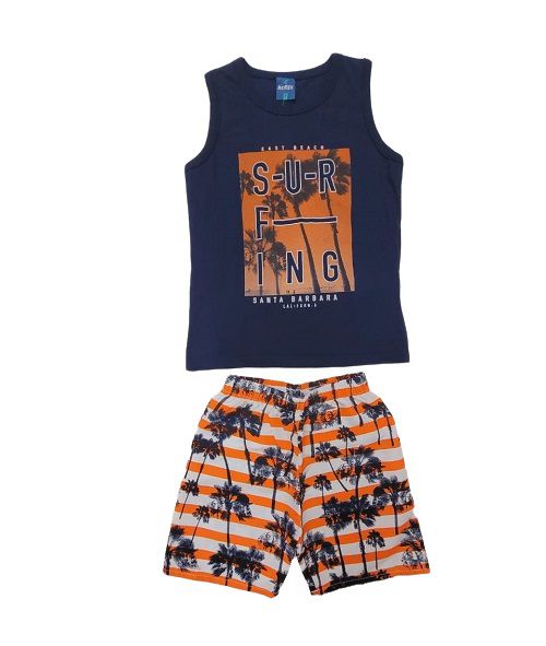 Conjunto Infantil Menino Verão, Picolés, 2 peças - Rei Rex - Loja