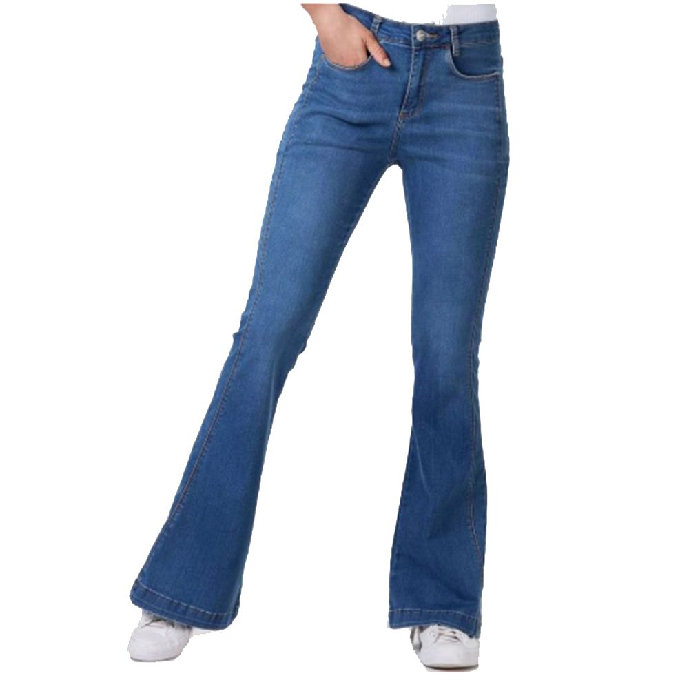 Calça Jeans Feminina Flare com Soft Touch H9511B Hering - Outlet do Brás