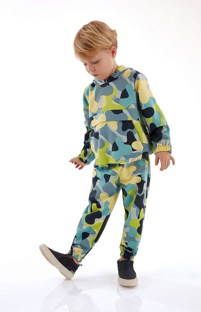 Moletom camuflado cheap azul