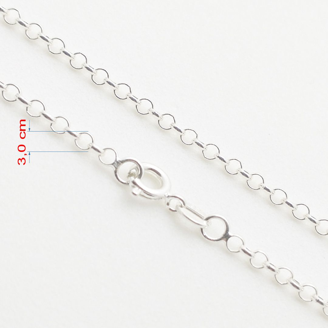 Corrente de prata 925 Elo português 3,0mm