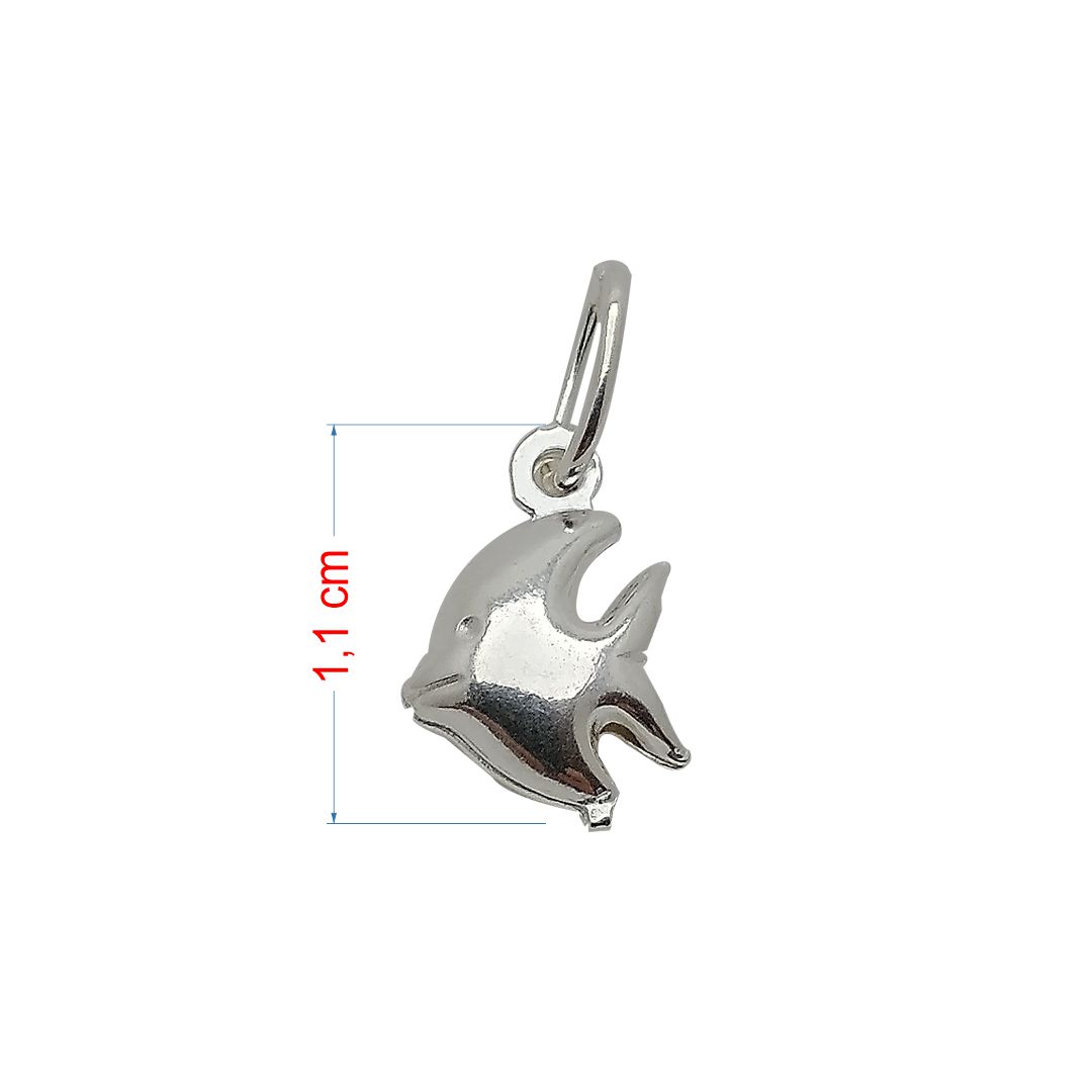 Pingente de prata 925 Peixe