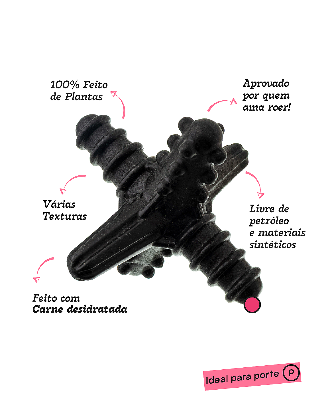 ASTERISCO PEQUENO CARNE - MORDIDA EXTRA FORTE