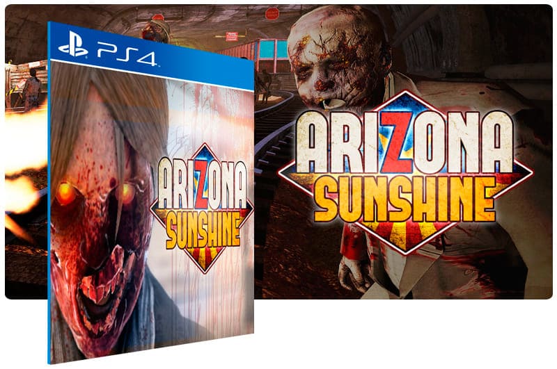 Banner do game Arizona Sunshine Launch Edition PS VR para PS4