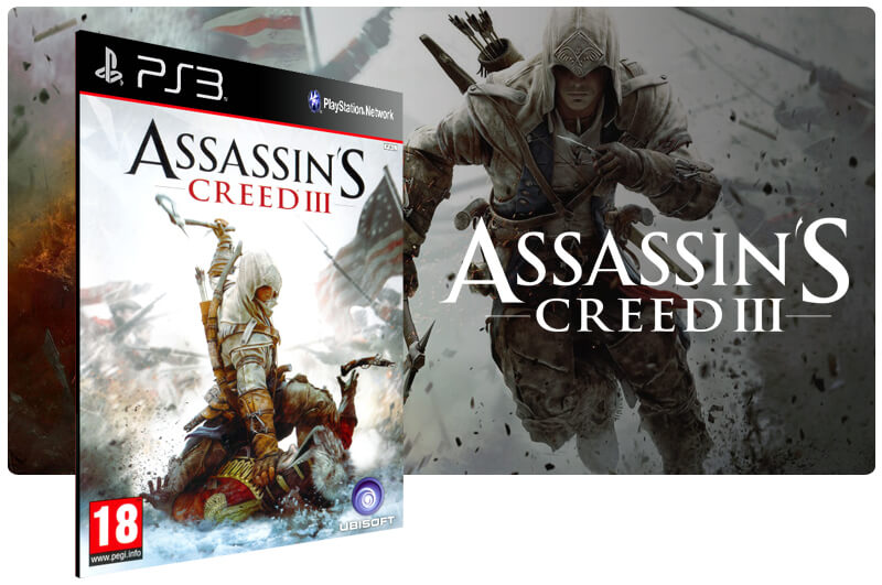 Jogo PS3 Assassins Creed III - Ubisoft