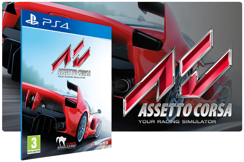 Banner do game Assetto Corsa para PS4