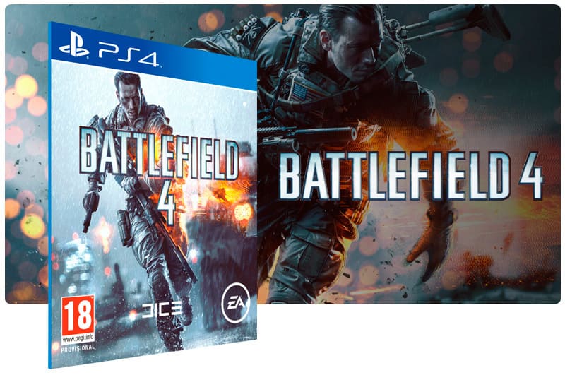 Banner do game Battlefield 4 para PS4