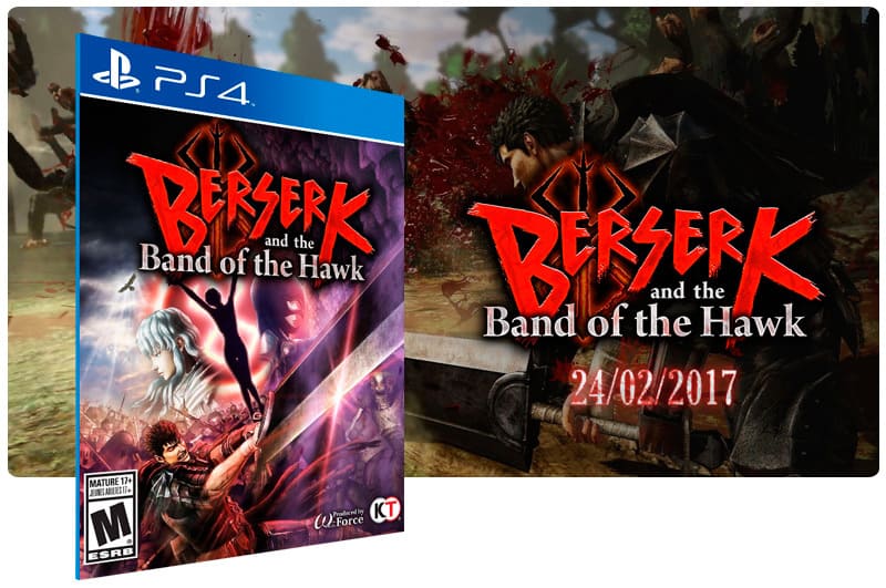 Banner do game Berserk And The Band Of The Hawk para PS4