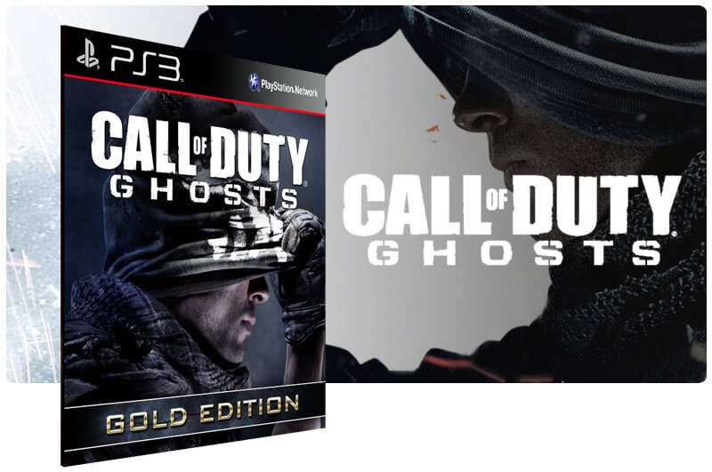 Banner do game Call Of Duty Ghosts Gold Edition para PS3