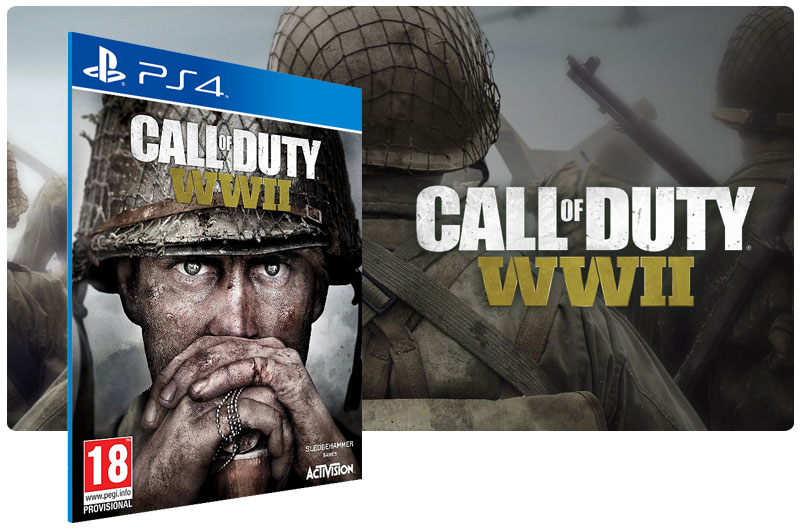 Banner do game Call of Duty World War 2 para PS4
