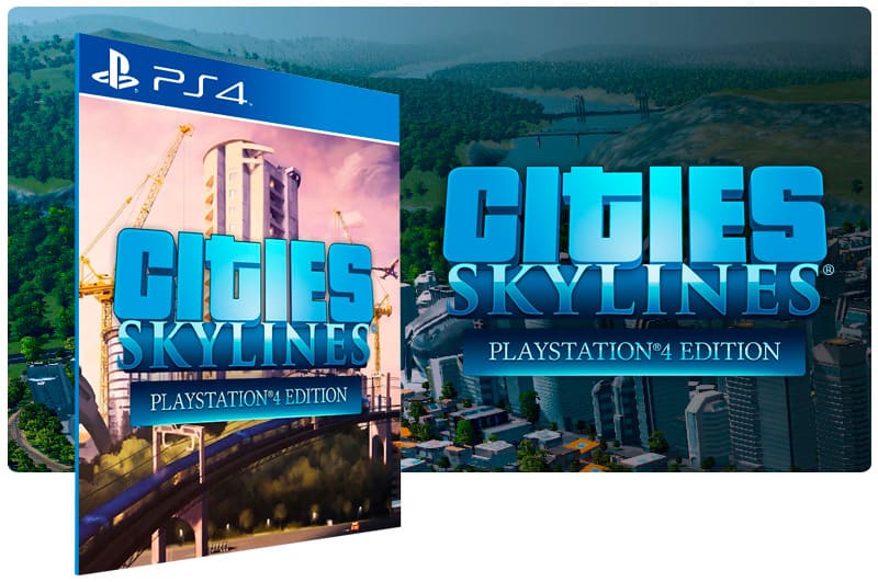 Banner do game Cities Skylines Playstation 4 Edition para PS4