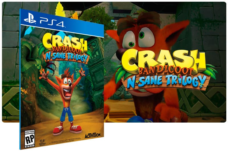 CRASH BANDICOOT N. SANE TRILOGY - MIDIA DIGITAL PS4 - LBJGames