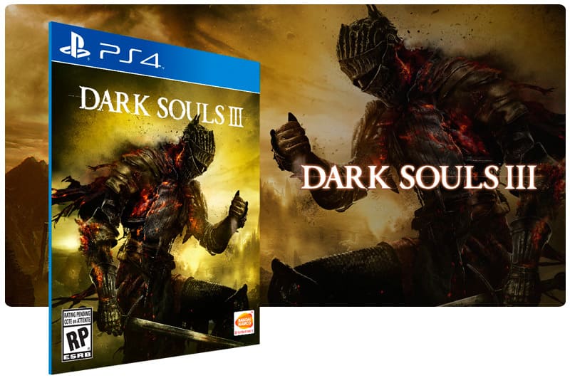 Banner do game Dark Souls 3 para PS4