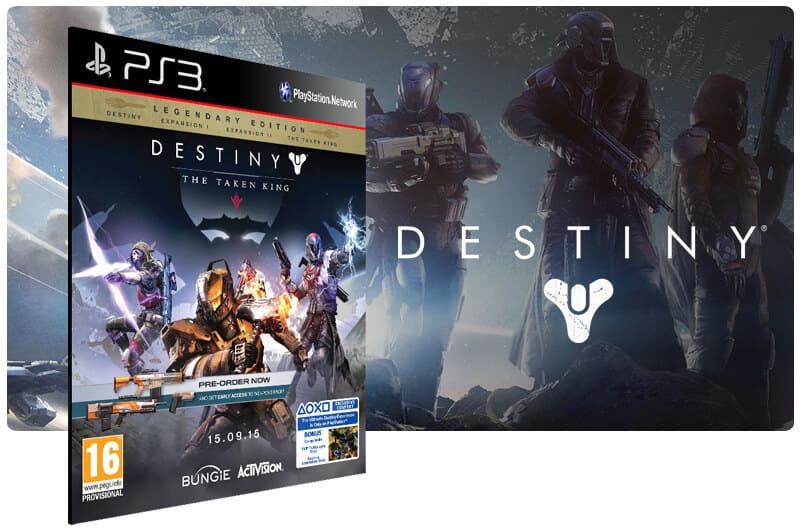 Banner do game Destiny The Taken King Legendary Edition para PS3