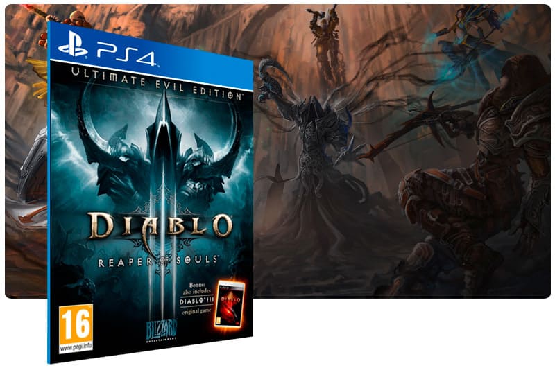 Banner do game Diablo 3 Reaper Of Souls Ultimate Evil Edition para PS4